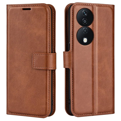 For Honor X7b 4G Wallet Phone Case Magnetic Closure PU Leather Flip Cover