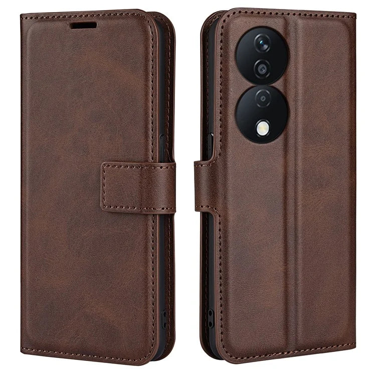 For Honor X7b 4G Wallet Phone Case Magnetic Closure PU Leather Flip Cover