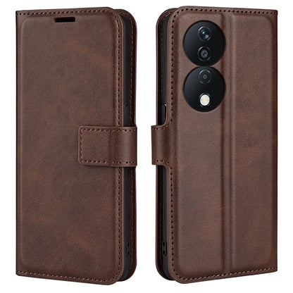 For Honor X7b 4G Wallet Phone Case Magnetic Closure PU Leather Flip Cover