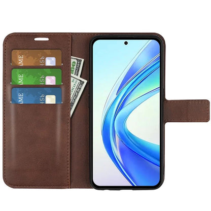 For Honor X7b 4G Wallet Phone Case Magnetic Closure PU Leather Flip Cover