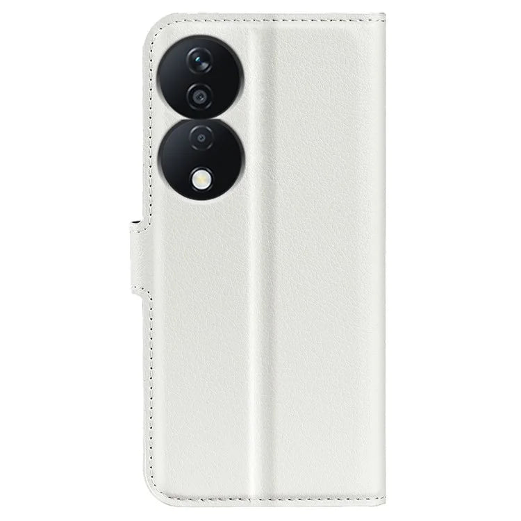 For Honor X7b 4G Shockproof Case Litchi Texture PU Leather Phone Cover