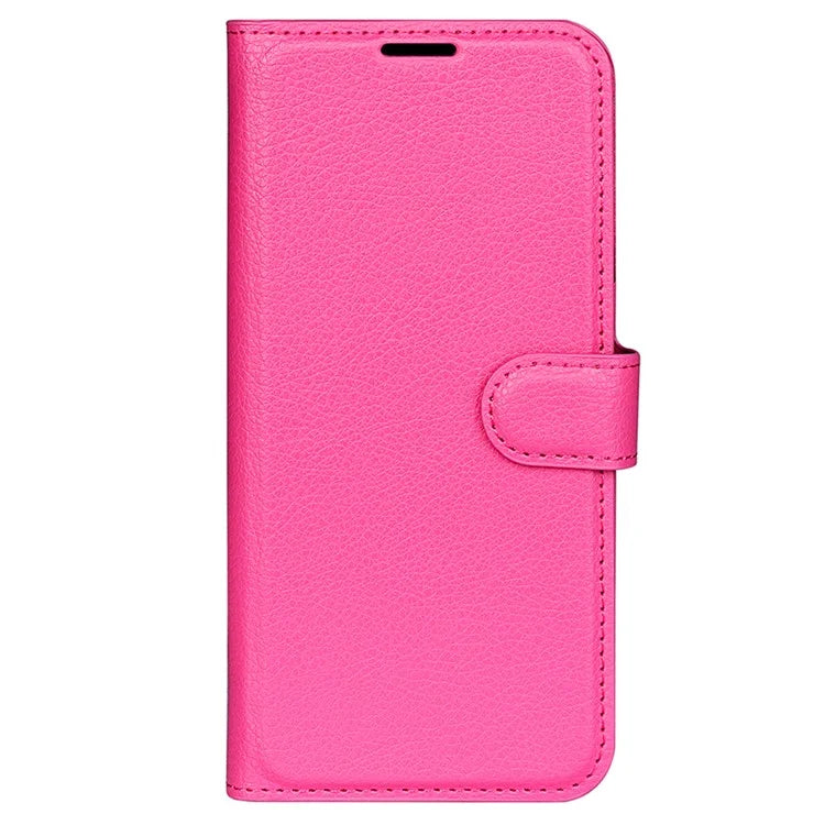 For Honor X7b 4G Shockproof Case Litchi Texture PU Leather Phone Cover