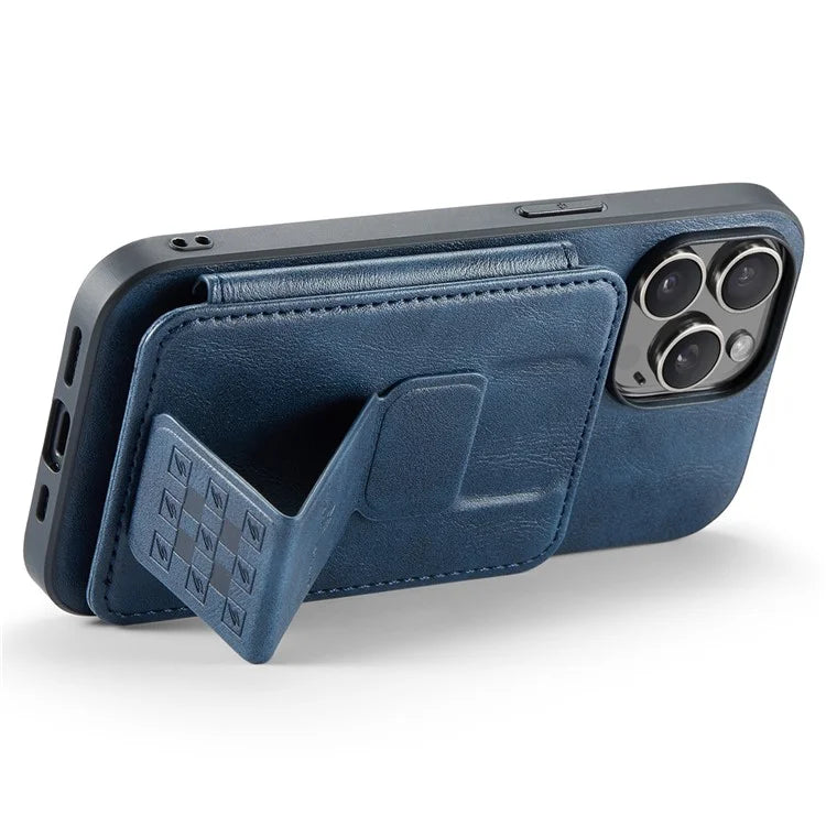 For iPhone 14 Pro Max Case Leather Coated TPU Drop-resistant RFID Blocking Phone Protector