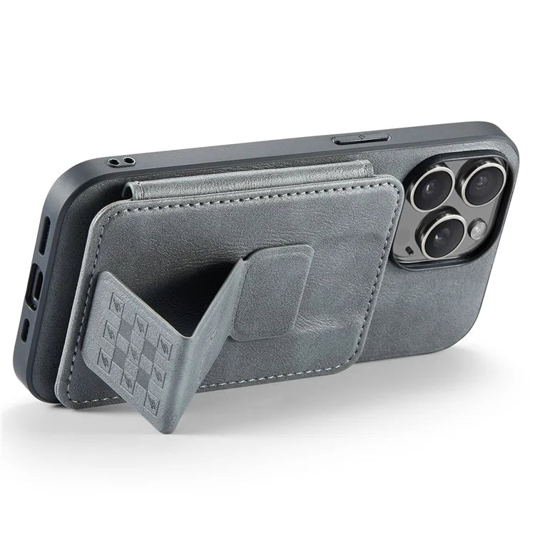 For iPhone 14 Pro Max Case Leather Coated TPU Drop-resistant RFID Blocking Phone Protector