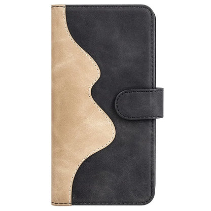 For Xiaomi Redmi A3 Wallet Case PU Leather Color Splicing Shockproof Phone Cover