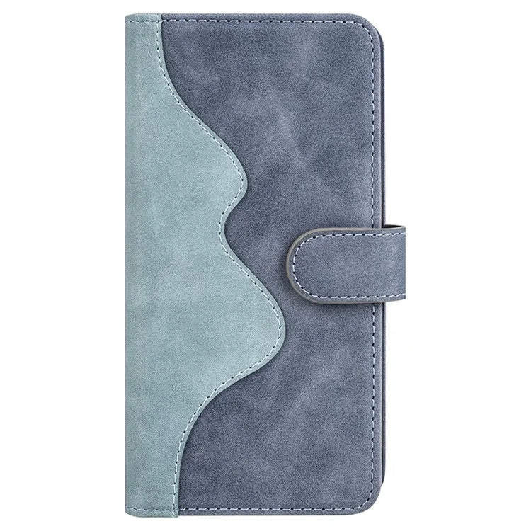 For Xiaomi Redmi A3 Wallet Case PU Leather Color Splicing Shockproof Phone Cover