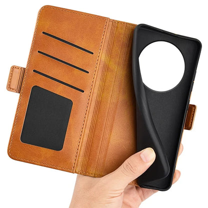 For Xiaomi Redmi A3 Case Dual Magnetic Clasp Leather Cell Phone Cover