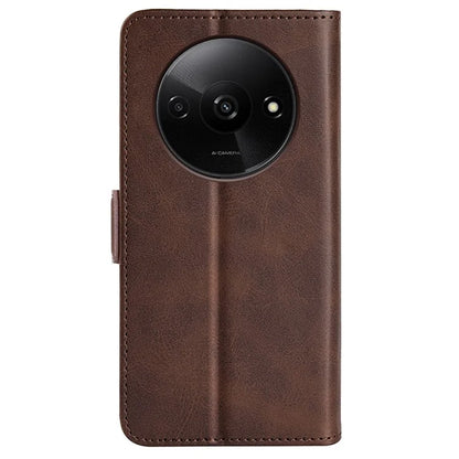 For Xiaomi Redmi A3 Case Dual Magnetic Clasp Leather Cell Phone Cover
