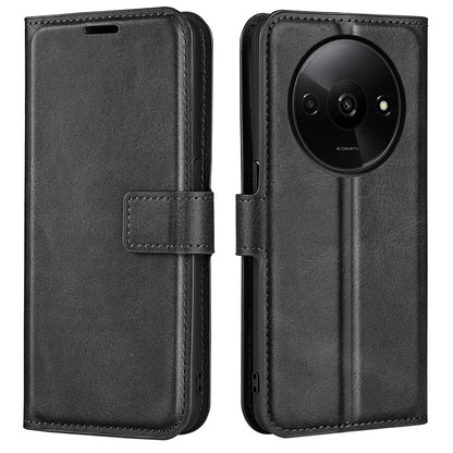 For Xiaomi Redmi A3 PU Leather Case Magnetic Closure Wallet Phone Cover