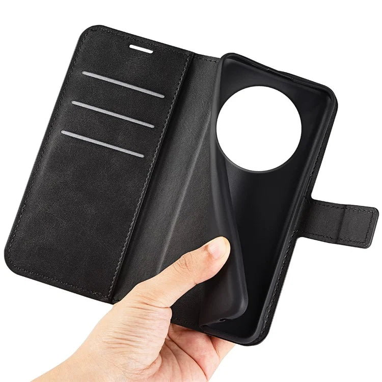 For Xiaomi Redmi A3 PU Leather Case Magnetic Closure Wallet Phone Cover