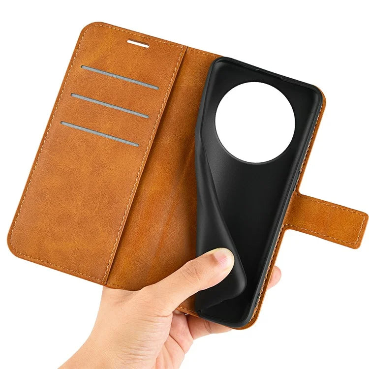 For Xiaomi Redmi A3 PU Leather Case Magnetic Closure Wallet Phone Cover