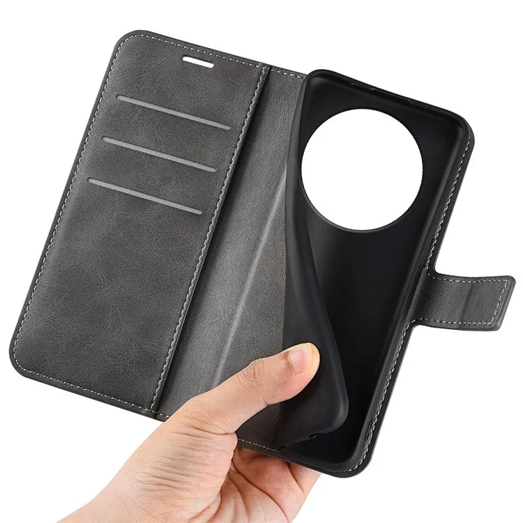 For Xiaomi Redmi A3 PU Leather Case Magnetic Closure Wallet Phone Cover