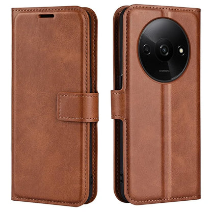 For Xiaomi Redmi A3 PU Leather Case Magnetic Closure Wallet Phone Cover