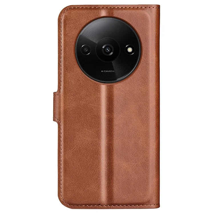 For Xiaomi Redmi A3 PU Leather Case Magnetic Closure Wallet Phone Cover