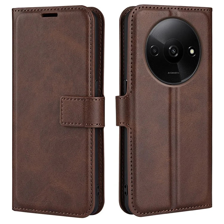 For Xiaomi Redmi A3 PU Leather Case Magnetic Closure Wallet Phone Cover