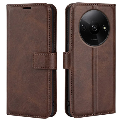 For Xiaomi Redmi A3 PU Leather Case Magnetic Closure Wallet Phone Cover