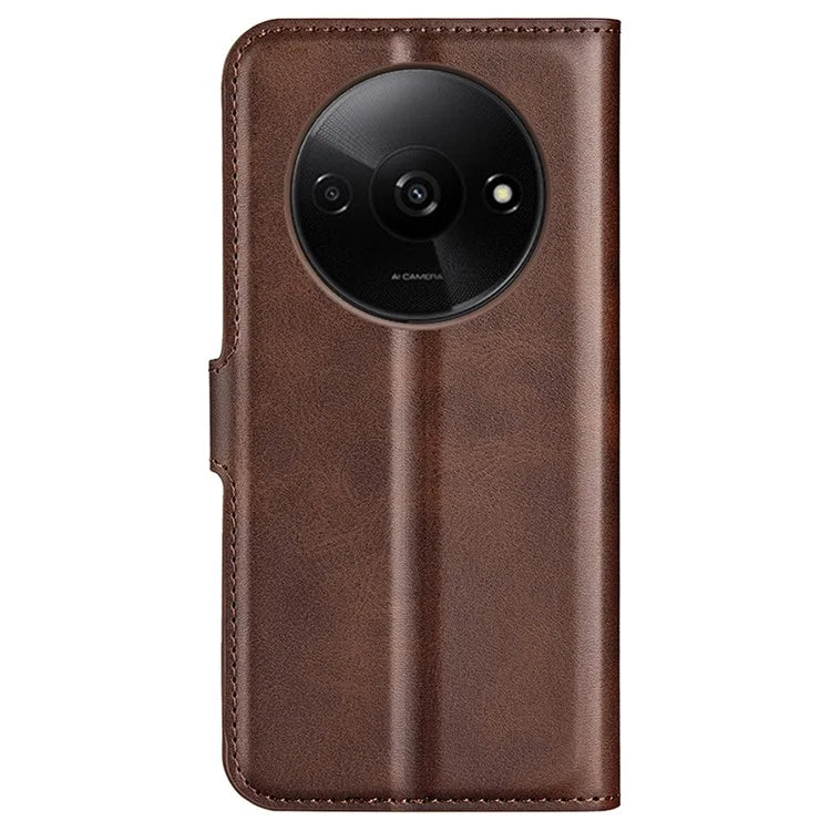 For Xiaomi Redmi A3 PU Leather Case Magnetic Closure Wallet Phone Cover