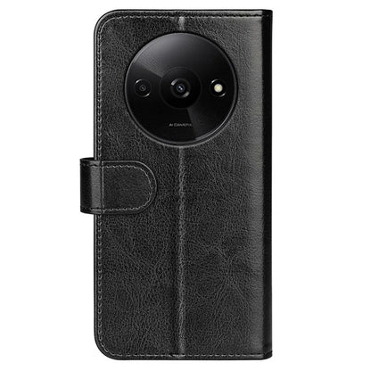 For Xiaomi Redmi A3 Case Leather Crazy Horse Texture Wallet Folio Phone Cover
