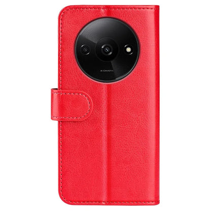 For Xiaomi Redmi A3 Case Leather Crazy Horse Texture Wallet Folio Phone Cover
