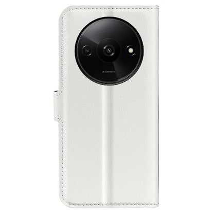 For Xiaomi Redmi A3 Case Litchi Texture PU Leather Folding Stand Phone Cover