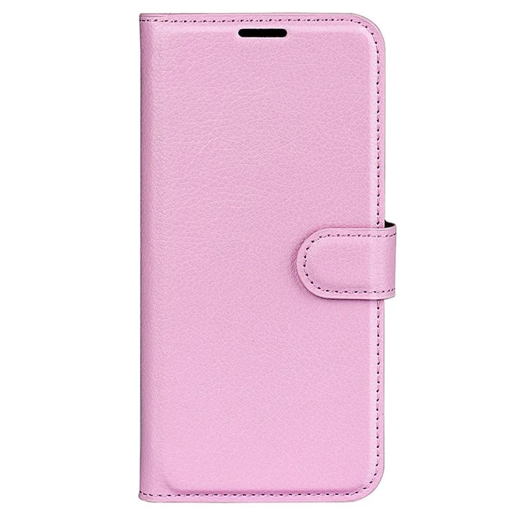 For Xiaomi Redmi A3 Case Litchi Texture PU Leather Folding Stand Phone Cover