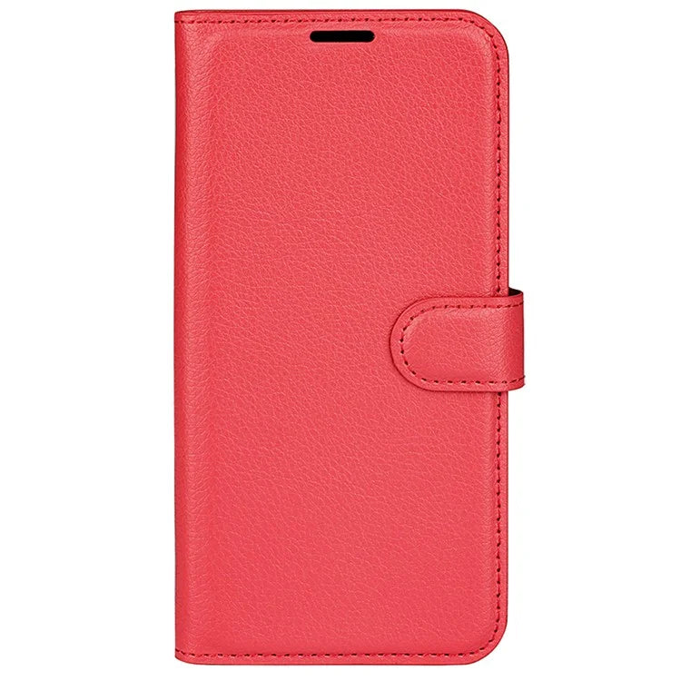 For Xiaomi Redmi A3 Case Litchi Texture PU Leather Folding Stand Phone Cover