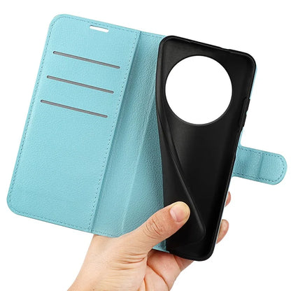 For Xiaomi Redmi A3 Case Litchi Texture PU Leather Folding Stand Phone Cover