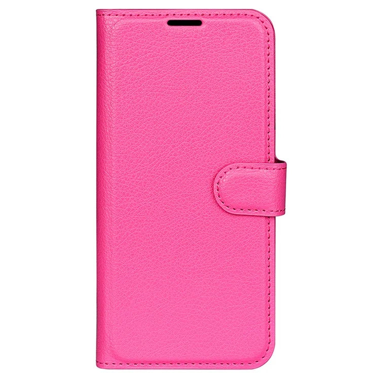 For Xiaomi Redmi A3 Case Litchi Texture PU Leather Folding Stand Phone Cover