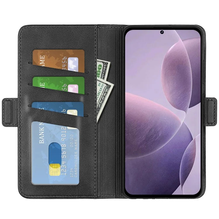For Xiaomi Redmi K70 5G / K70 Pro 5G Case Dual Magnetic Clasp Leather Flip Phone Cover