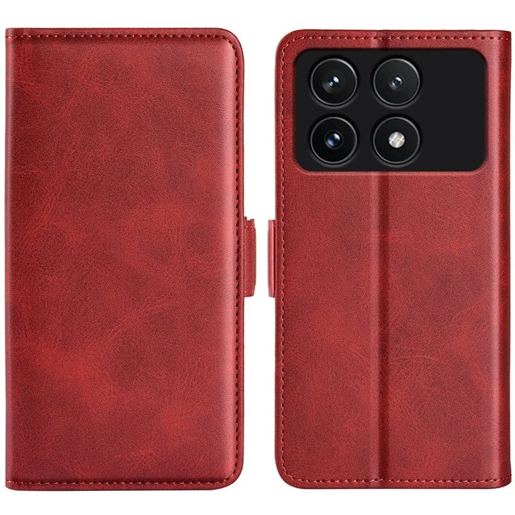 For Xiaomi Redmi K70 5G / K70 Pro 5G Case Dual Magnetic Clasp Leather Flip Phone Cover