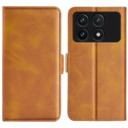 For Xiaomi Redmi K70 5G / K70 Pro 5G Case Dual Magnetic Clasp Leather Flip Phone Cover
