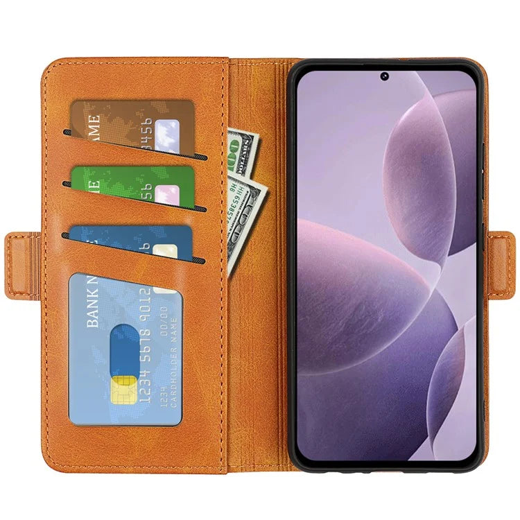 For Xiaomi Redmi K70 5G / K70 Pro 5G Case Dual Magnetic Clasp Leather Flip Phone Cover