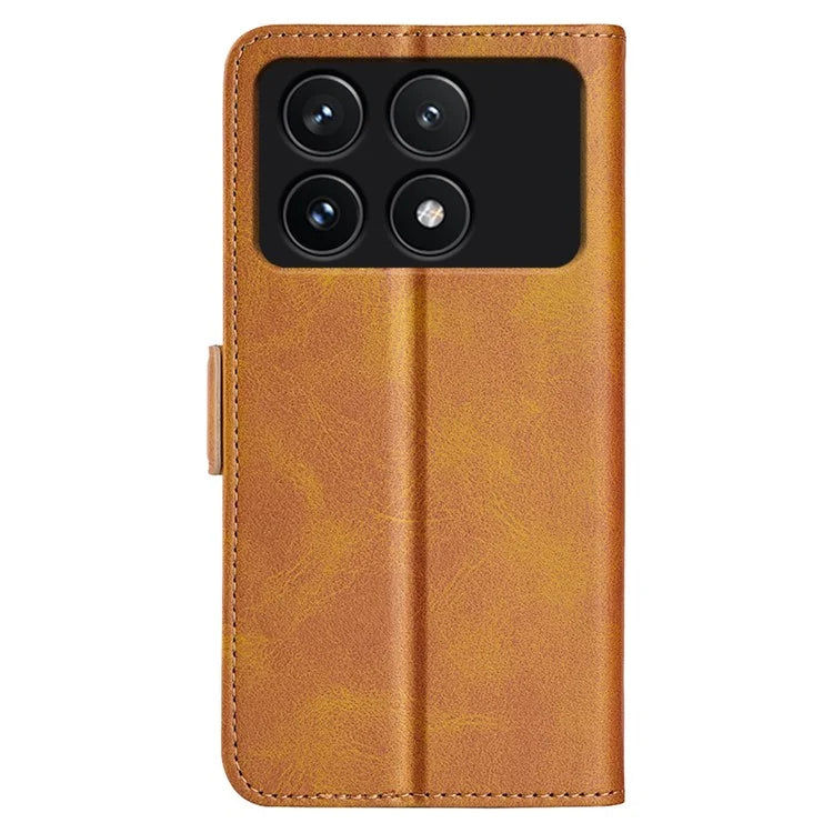 For Xiaomi Redmi K70 5G / K70 Pro 5G Case Dual Magnetic Clasp Leather Flip Phone Cover