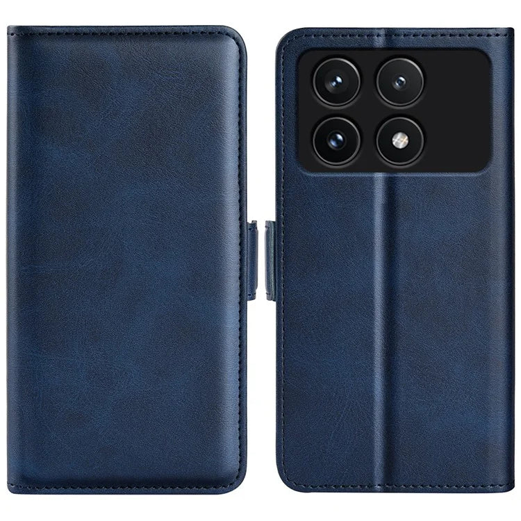 For Xiaomi Redmi K70 5G / K70 Pro 5G Case Dual Magnetic Clasp Leather Flip Phone Cover