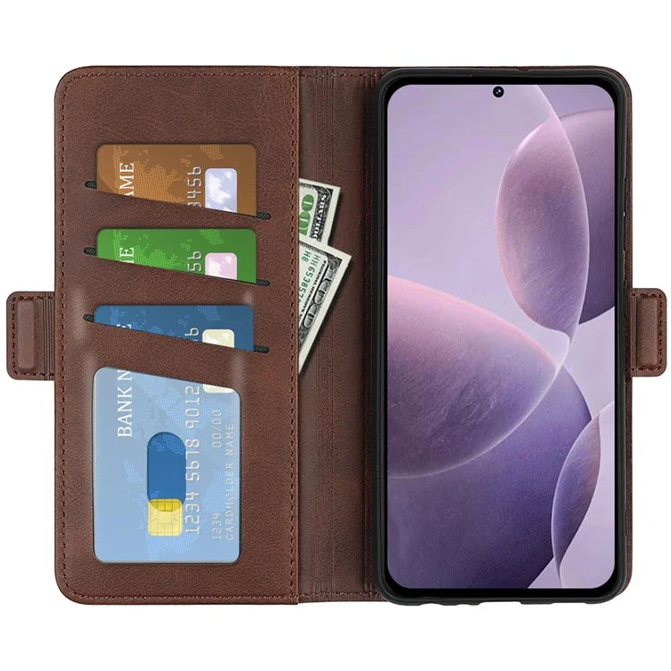 For Xiaomi Redmi K70 5G / K70 Pro 5G Case Dual Magnetic Clasp Leather Flip Phone Cover