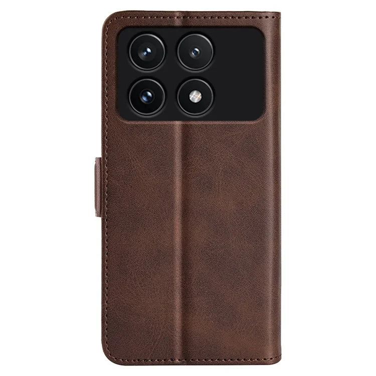 For Xiaomi Redmi K70 5G / K70 Pro 5G Case Dual Magnetic Clasp Leather Flip Phone Cover