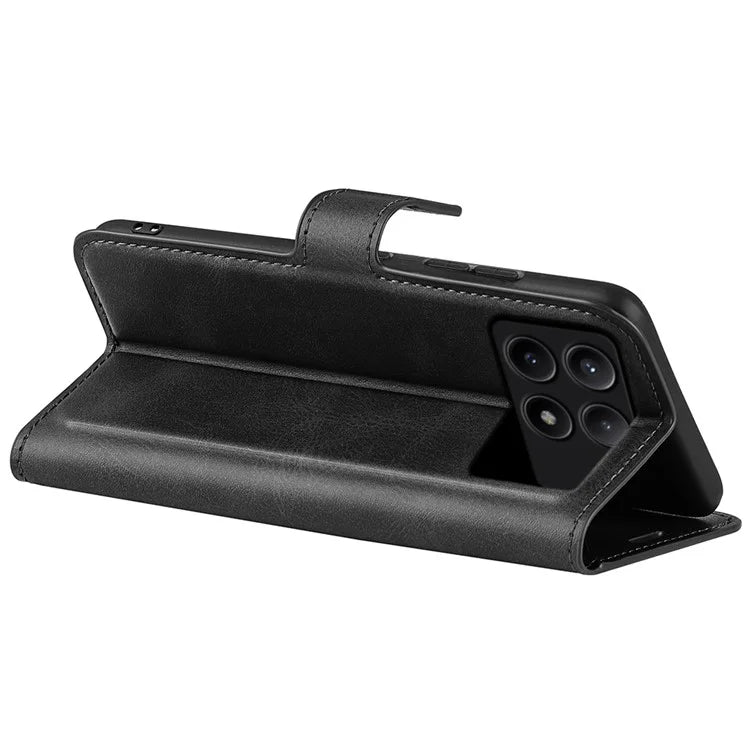 For Xiaomi Redmi K70E 5G / Poco X6 Pro 5G Case Shockproof PU Leather Card Holder Phone Cover
