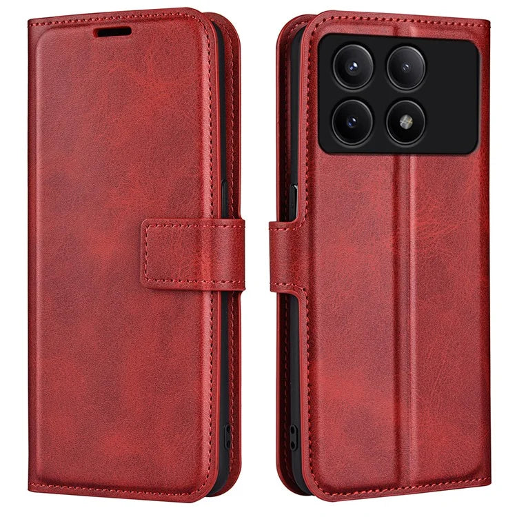 For Xiaomi Redmi K70E 5G / Poco X6 Pro 5G Case Shockproof PU Leather Card Holder Phone Cover