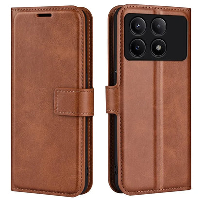 For Xiaomi Redmi K70E 5G / Poco X6 Pro 5G Case Shockproof PU Leather Card Holder Phone Cover