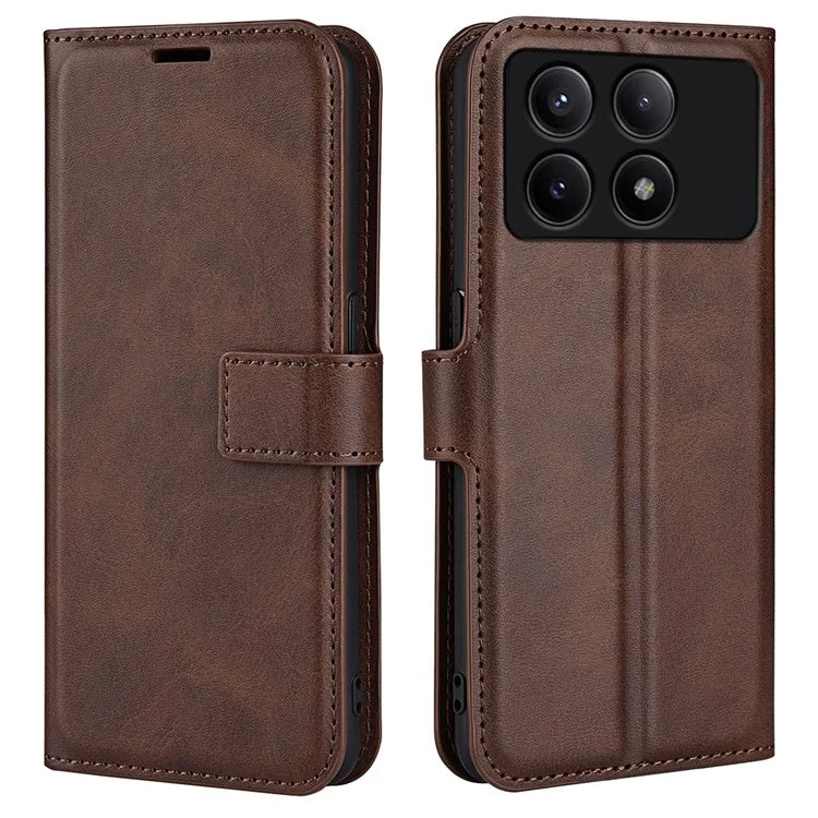 For Xiaomi Redmi K70E 5G / Poco X6 Pro 5G Case Shockproof PU Leather Card Holder Phone Cover