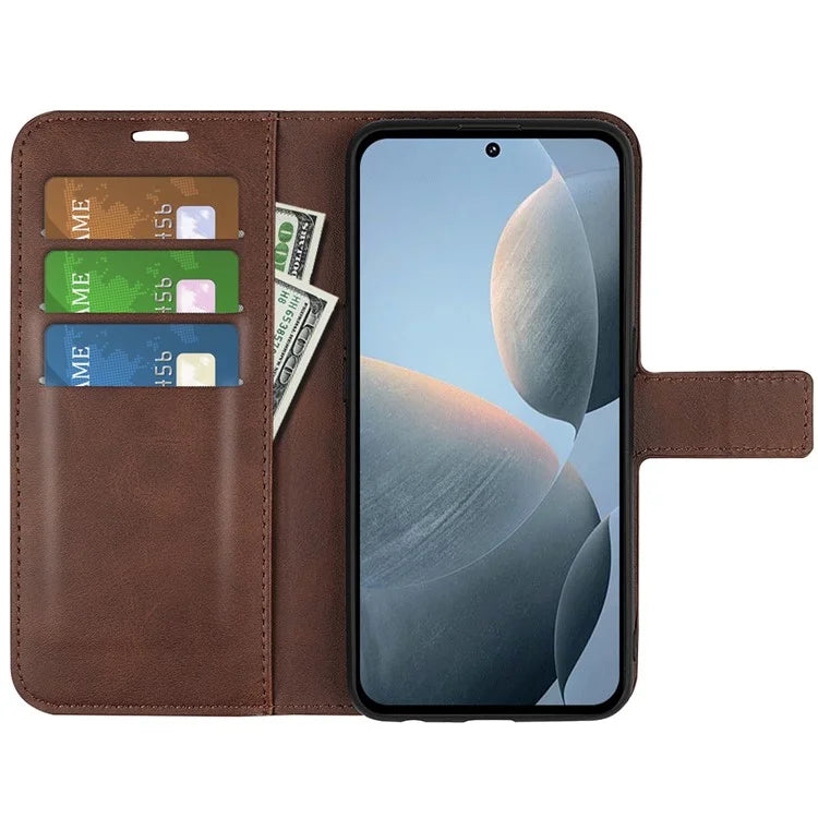 For Xiaomi Redmi K70E 5G / Poco X6 Pro 5G Case Shockproof PU Leather Card Holder Phone Cover