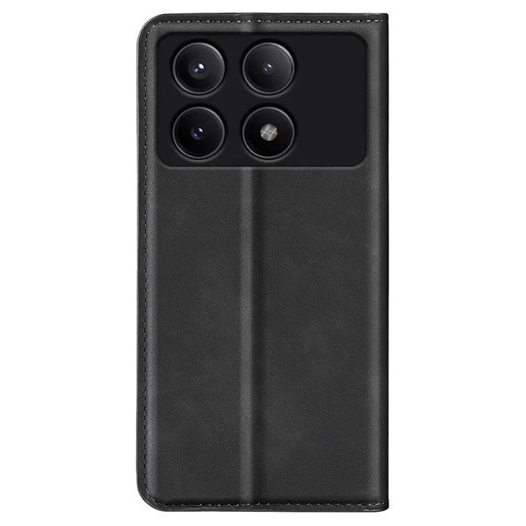 For Xiaomi Redmi K70E 5G / Poco X6 Pro 5G Case PU Leather Magnetic Closure Wallet Phone Cover