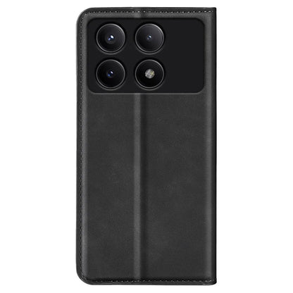 For Xiaomi Redmi K70E 5G / Poco X6 Pro 5G Case PU Leather Magnetic Closure Wallet Phone Cover