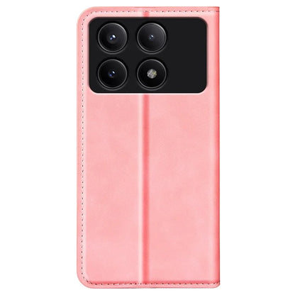 For Xiaomi Redmi K70E 5G / Poco X6 Pro 5G Case PU Leather Magnetic Closure Wallet Phone Cover