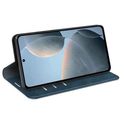 For Xiaomi Redmi K70E 5G / Poco X6 Pro 5G Case PU Leather Magnetic Closure Wallet Phone Cover