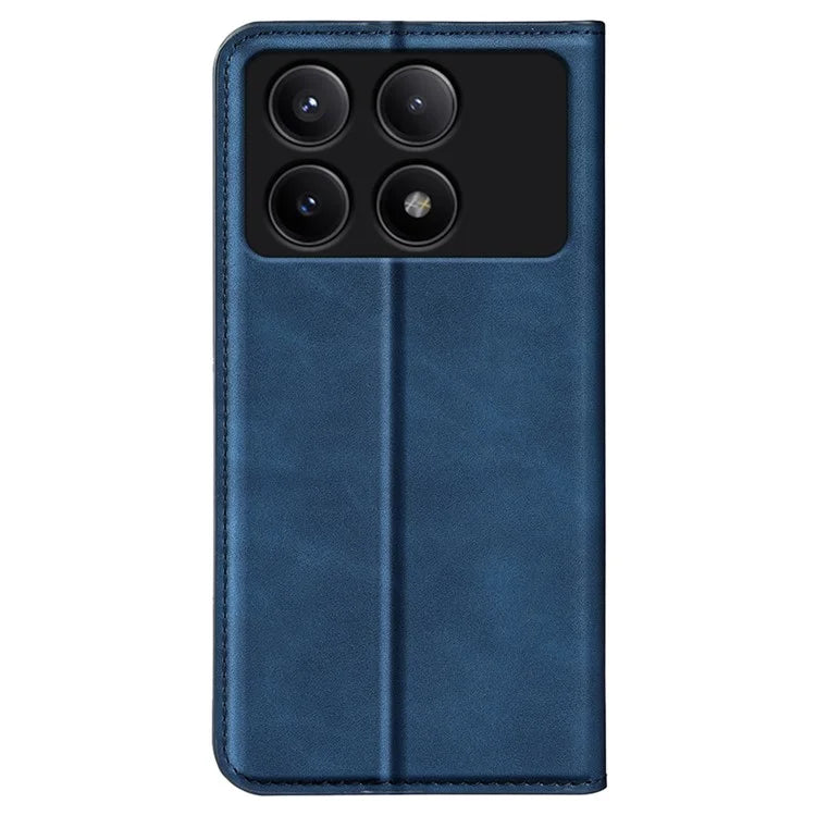 For Xiaomi Redmi K70E 5G / Poco X6 Pro 5G Case PU Leather Magnetic Closure Wallet Phone Cover