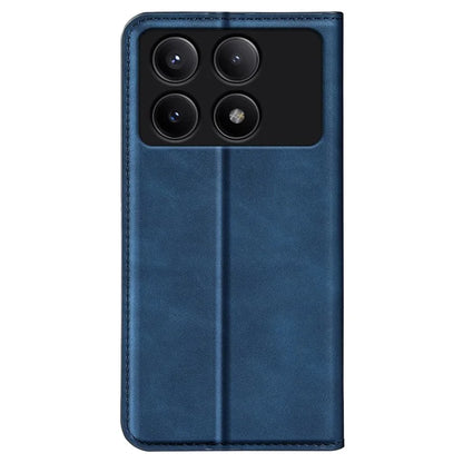 For Xiaomi Redmi K70E 5G / Poco X6 Pro 5G Case PU Leather Magnetic Closure Wallet Phone Cover
