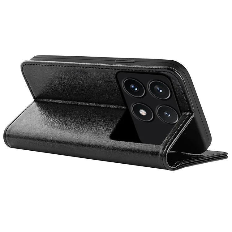For Xiaomi Redmi K70 5G / K70 Pro 5G Case Crazy Horse Texture Leather Wallet Folio Cover
