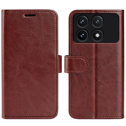 For Xiaomi Redmi K70 5G / K70 Pro 5G Case Crazy Horse Texture Leather Wallet Folio Cover