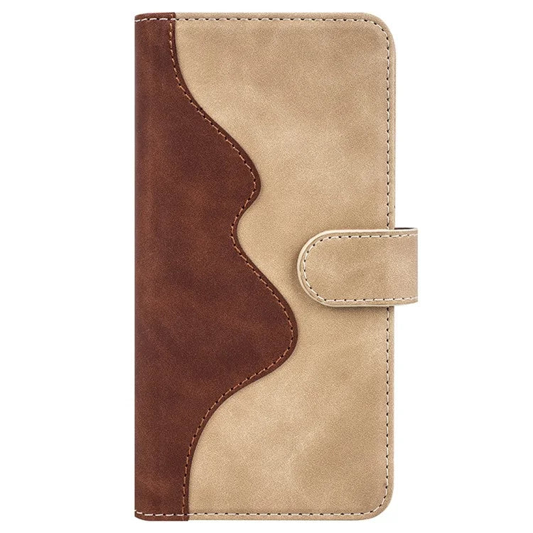 For Xiaomi Redmi K70 5G /  K70 Pro 5G Leather Case Stand Function Color Splicing Wallet Cover